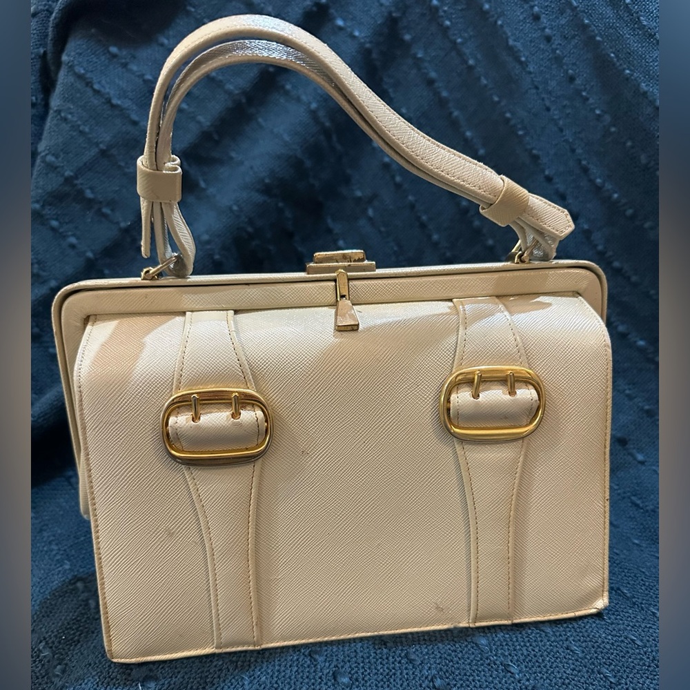 Vintage Cream Handbag